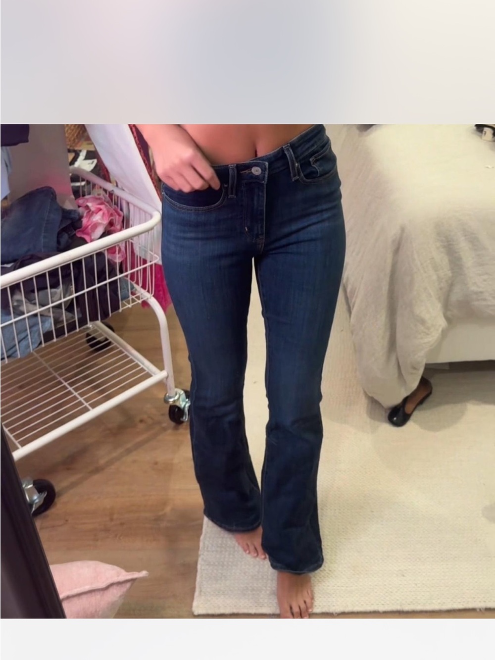 Levi's Dark Blue Flare Jeans
